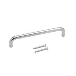 Eurospec Fire Rated D Pull Handle Polished Stainless Steel 19mm x 319mm