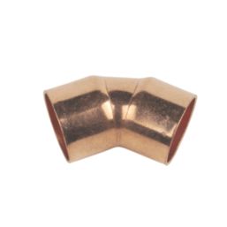 Flomasta  Copper End Feed Equal 135° Elbows 15mm 10 Pack