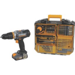 Titan TTI1257COM 18V 1 x 2.0Ah Li-Ion TXP  Cordless Combi Drill Kit