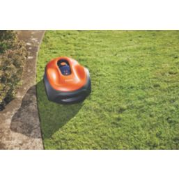 Flymo 18V 2.1Ah Li-Ion Wireless Charging Brushless Cordless 16cm Ultralife 600 Robotic Mower