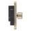 LAP  1-Gang 2-Way LED Dimmer Switch  Antique Brass with Colour-Matched Inserts