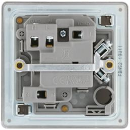 LAP  13A Switched Fused Spur with LED Black Nickel