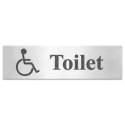 Essentials Accessible Toilet Sign 50mm x 200mm
