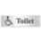 Essentials Accessible Toilet Sign 50mm x 200mm