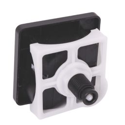 ETAL Porto Dual-Flush Square Plate Matt Black