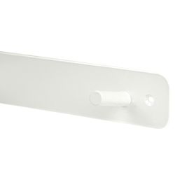 Essentials 4-Hook Rail White 650mm x 45mm