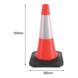 Essentials Barrier03 Safety Cone 500mm