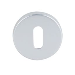 Smith & Locke  Fire Rated Standard Escutcheon (Pair) Satin Aluminium 50mm