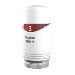 Drayton TRV4 White Thermostatic Radiator Head