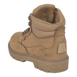 Site Skarn Size 4 Womens Stone  Steel Toe Cap Safety Boots