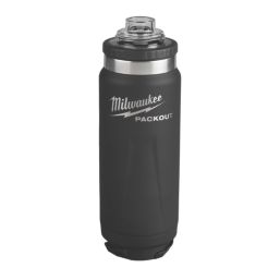 Milwaukee Packout Bottle with Chug Lid 532ml Black