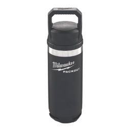 Milwaukee Packout Bottle with Chug Lid 532ml Black