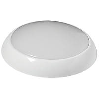 Robus Golf Indoor & Outdoor Maintained or Non-Maintained Emergency Round LED Bulkhead with Battery Backup White 12.1W 830 / 910 / 900lm