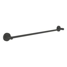 Grohe Start Gluable Towel Bar Matt Black 654mm x 60mm x 54mm