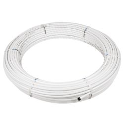 JG Speedfit 15BPEX-150C Push-Fit PE-X Barrier Pipe 15mm x 150m White
