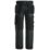 Snickers 6251 Work Trousers Black 44" W 32" L