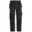 Snickers 6251 Work Trousers Black 44" W 32" L