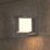 Lutec Prima Outdoor LED Solar Hybrid Wall Light With PIR Sensor Dark Grey 400lm