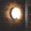 Brackenheath iSpot Frameless Outdoor Round LED Bulkhead Light With PIR & Photocell Sensor Black 9W 1150lm