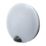 Brackenheath iSpot Frameless Outdoor Round LED Bulkhead Light With PIR & Photocell Sensor Black 9W 1150lm