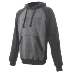 DEWALT Stratford Hooded Sweatshirt Black/Grey Large 42-44" Chest