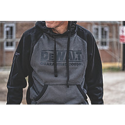 DeWalt Stratford Hooded Sweatshirt Black / Grey Large 42-44" Chest