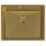 ETAL Elite 1 Bowl Stainless Steel Inset / Undermount Kitchen Sink Brushed Gold 540mm x 205mm