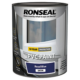 Ronseal uPVC Paint Royal Blue Satin 750ml