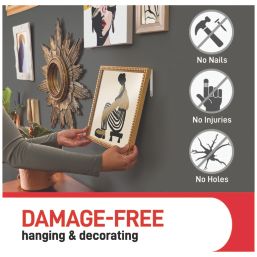 Command Self-Adhesive Picture Hanging Strip Medium/Large 16 Pack