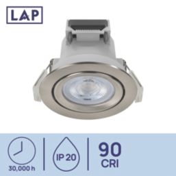 LAP Ubertas Tilt  LED Downlight Brushed Nickel 4W 420lm