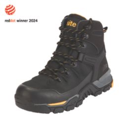 Site Densham Size 10  Black   Safety Boots