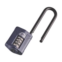 Squire  Water-Resistant Long Shackle Combination  Padlock Blue 40mm