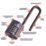 Squire  Water-Resistant Long Shackle Combination  Padlock Blue 40mm