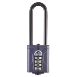 Squire  Water-Resistant Long Shackle Combination  Padlock Blue 40mm