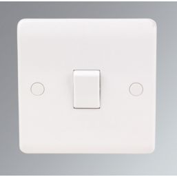 LAP  10AX 1-Gang 1-Way Light Switches  White  5 Pack