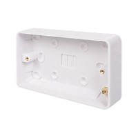 Schneider Electric Lisse 2-Gang Surface Pattress Moulded Box 25mm