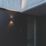 Lutec Belka Outdoor LED Solar Hybrid Wall Light Dark Grey 280lm
