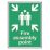 Essentials  Non Photoluminescent "Fire Assembly Point" Sign 400mm x 300mm