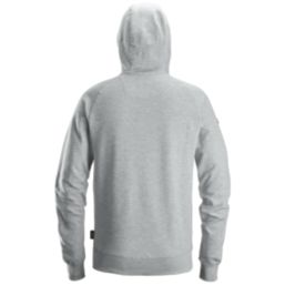 Snickers 2894 Logo Hoodie  Grey Melange X Large 46" Chest