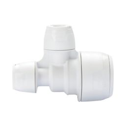 Hep2O  Plastic Push-Fit Reducing Keyless Tee 22mm x 10mm x 10mm