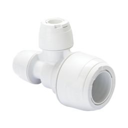 Hep2O  Plastic Push-Fit Reducing Keyless Tee 22mm x 10mm x 10mm