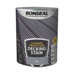 Ronseal Ultimate Protection 5Ltr Slate Anti Slip Decking Stain