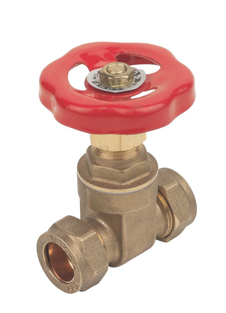 Flomasta Gate Valve 15mm Screwfix