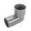 FloPlast  Conversion Bends 90° Grey 40mm 5 Pack