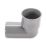 FloPlast  Conversion Bends 90° Grey 40mm 5 Pack
