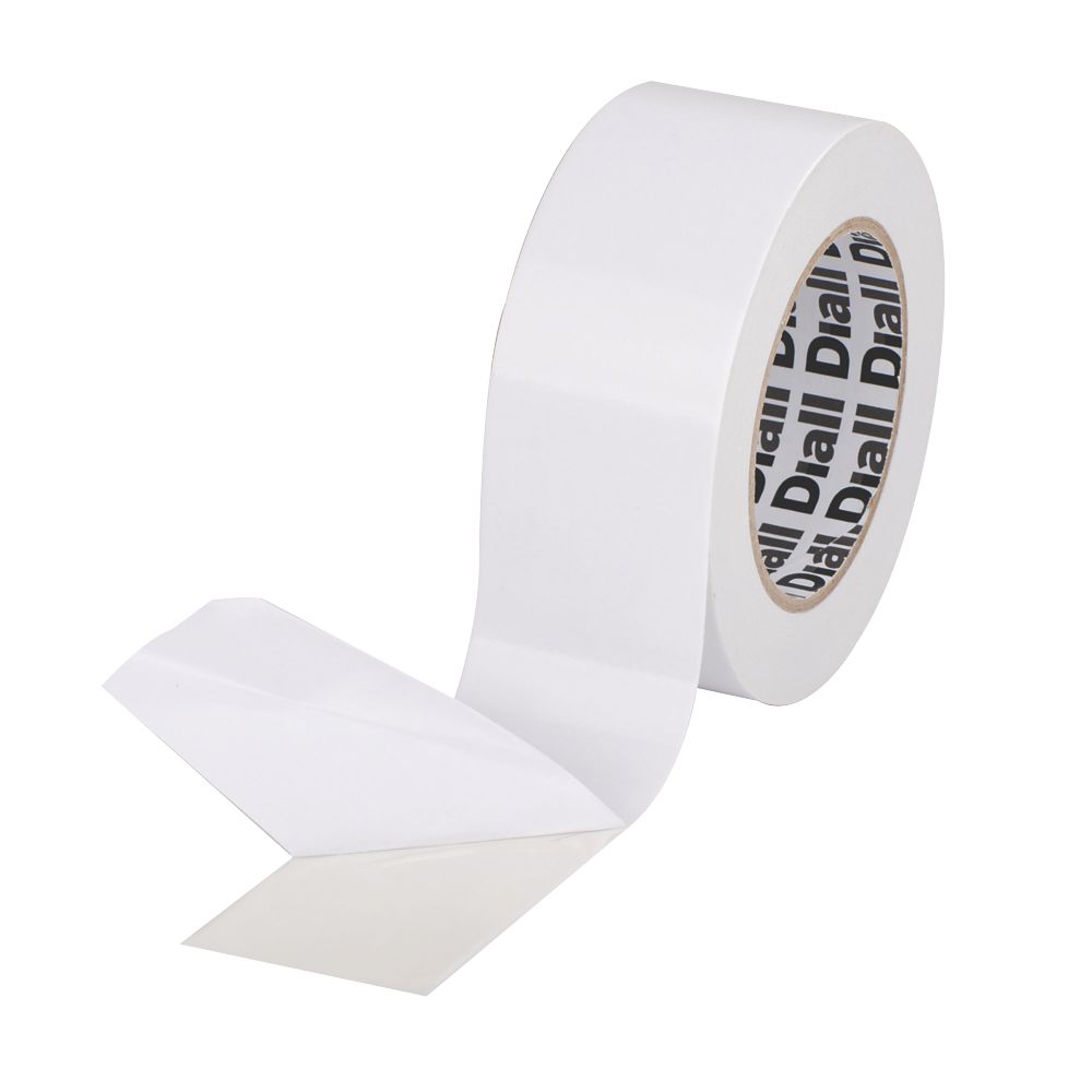 Diall Double Sided Tape White 25m x 50mm