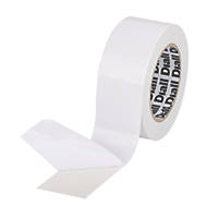 Diall Double-Sided Tape White 25m x 50mm
