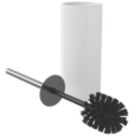 Koros Toilet Brush & Holder White