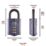 Squire  Water-Resistant  Combination  Padlock Blue 60mm