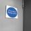 Essentials  Non Photoluminescent "Fire Door Keep Shut" Sign 100mm x 100mm